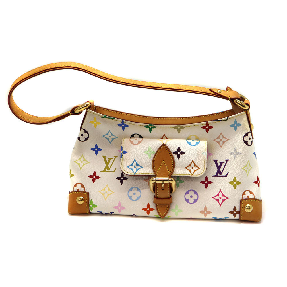 LOUIS VUITTON Eliza Handbag Monogram Multicolor White